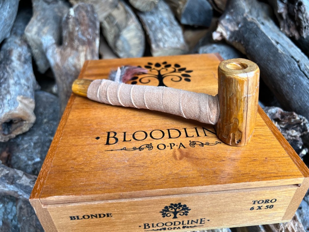 6" deer All Cedar pipe / With screens E 13