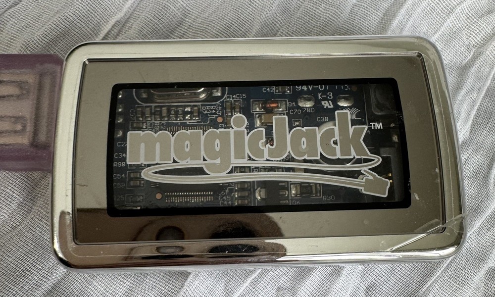 Magic Jack Original Model #A921 USB VoIP Phone Adapter With USB Adapter Preowned