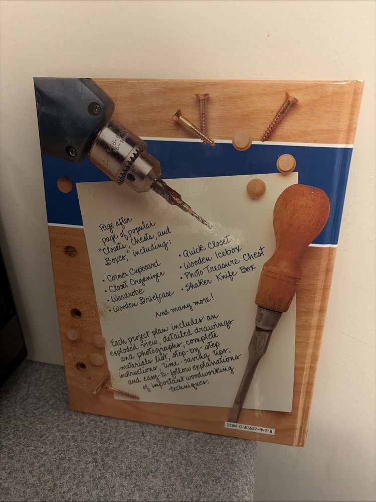 Build It Better Yourself Woodworking Projects Closets Chests Boxes…