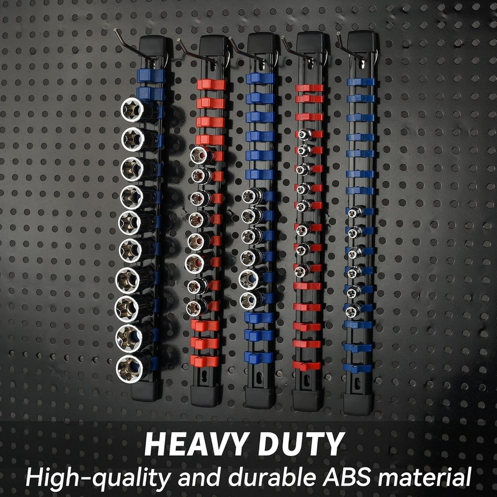 Customizable Socket Organizer with 258 Clips