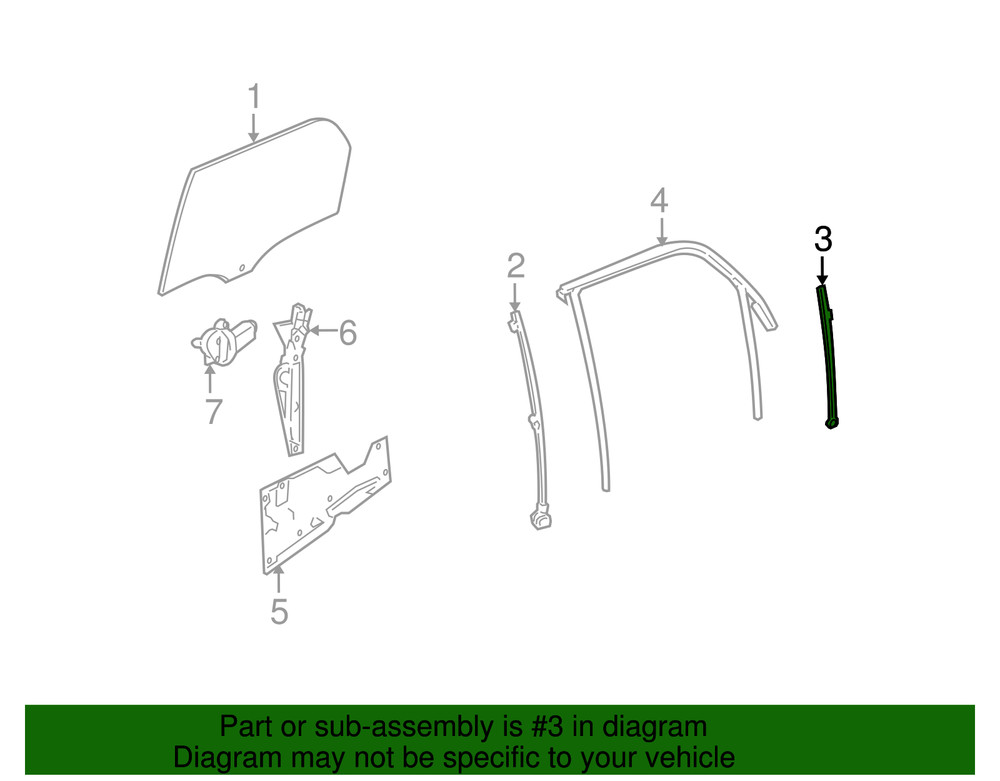 Genuine GM Rear Guide 10388995