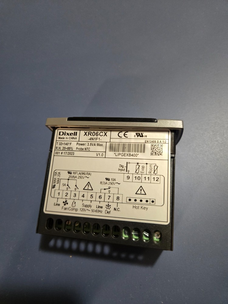 Dixell Temperature Controllers, XR06CX-4N1F1 Digital Thermostat