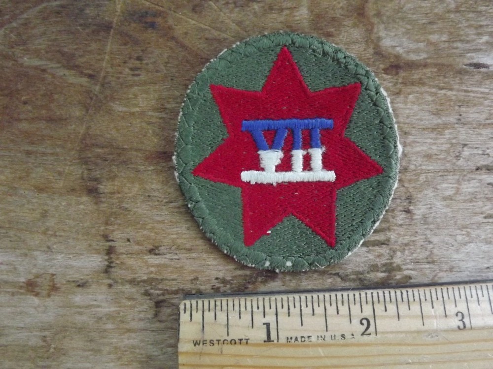 1950's 7th Corps Patch, German-Made - INV# C1457