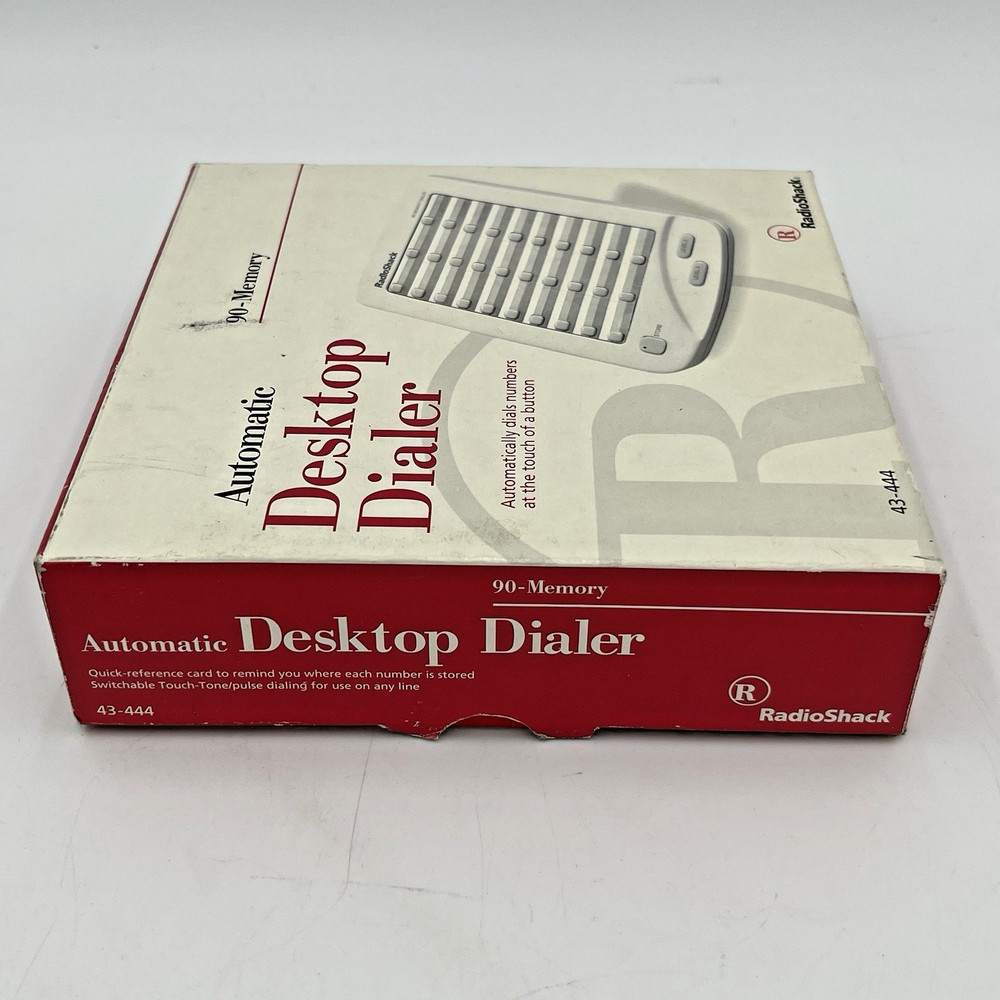 Radio Shack Automatic Desktop Dialer 90-Memory 43-444 New