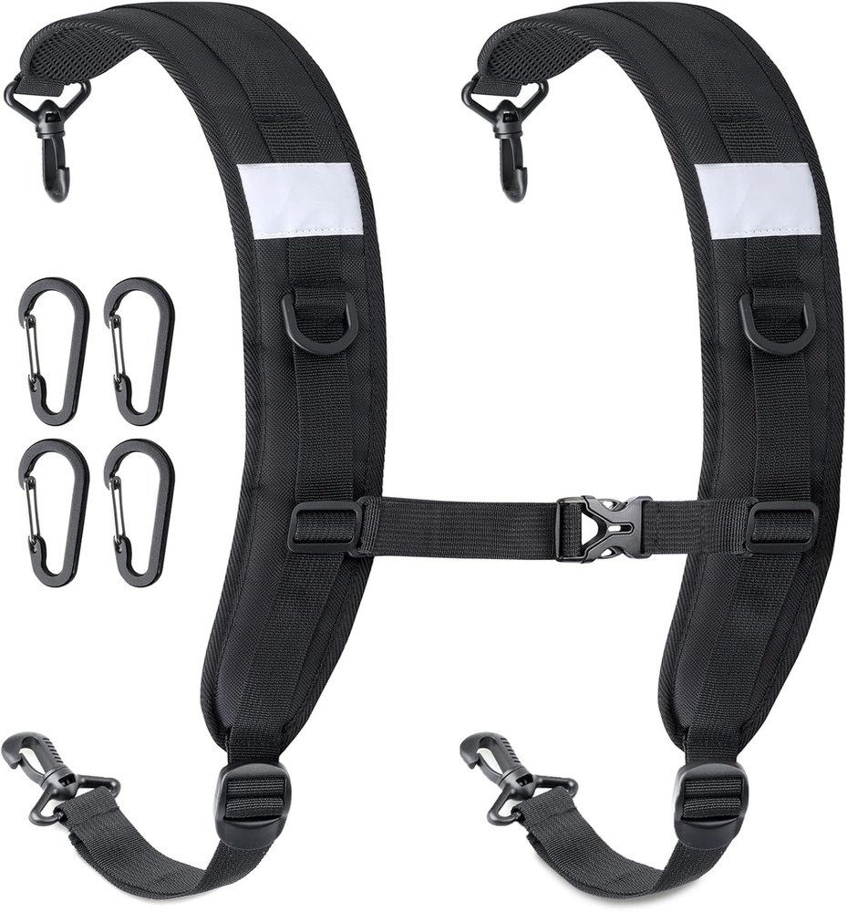 Backpack Straps, Backpack Shoulder Strap for Bags Strap Replacement Padded Strap