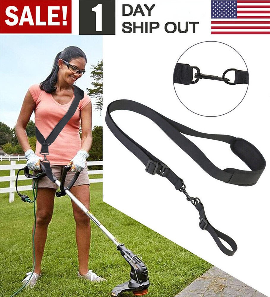 Universal Trimmer Shoulder Strap Harness Weed Eater Grass Edger Lawn Adjustable