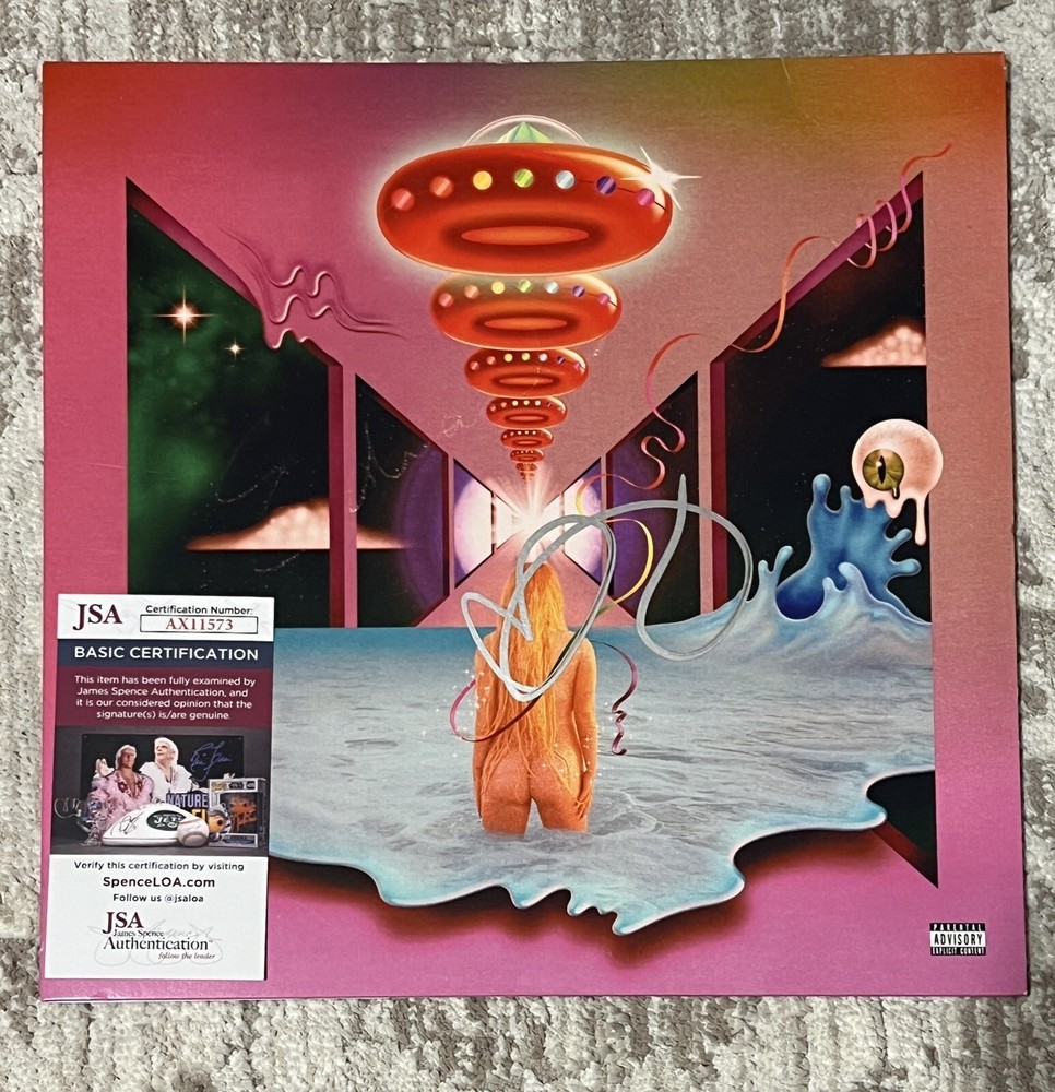 KESHA SIGNED RAINBOW VINYL LP - JSA COA