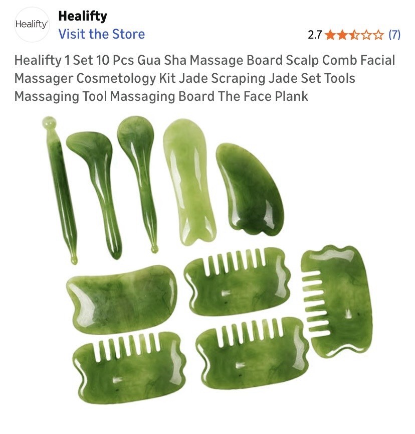 10 Pc Gua Sha Massager Cosmetology Tools