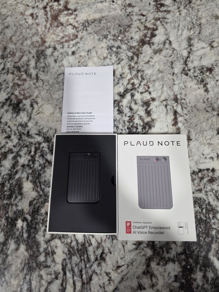 PLAUD NOTE - ChatGPT Empowered AI Voice Recorder - Model NB-100