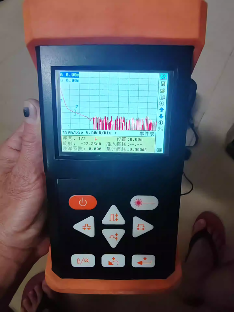 1PCS USED shineway tech S120 OTDR optical time domain reflectometer