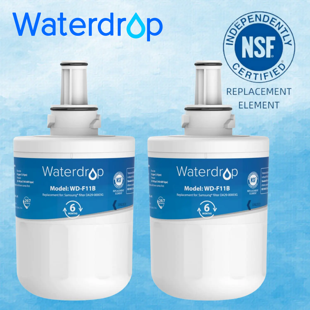 Waterdrop DA29-00003G Refrigerator Water Filter, Replacement for Samsung (2)