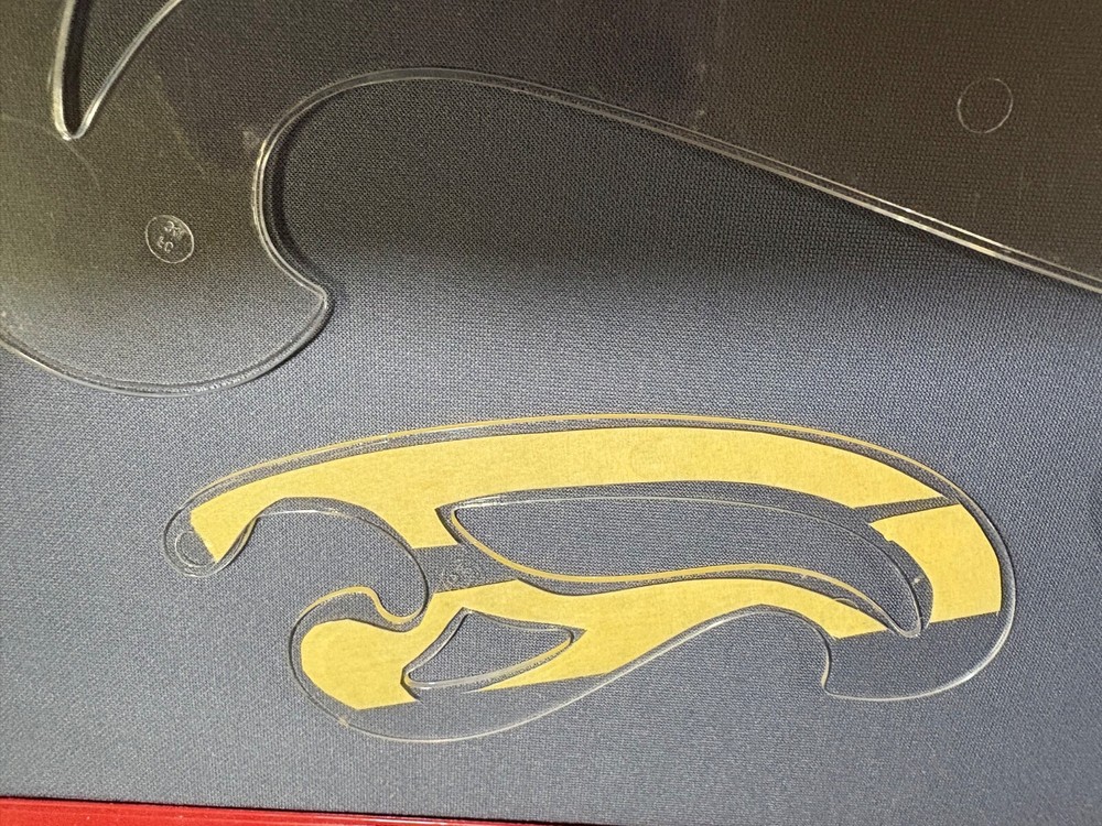 Lot Engineering Drafting Staedtler Curve Set As Found