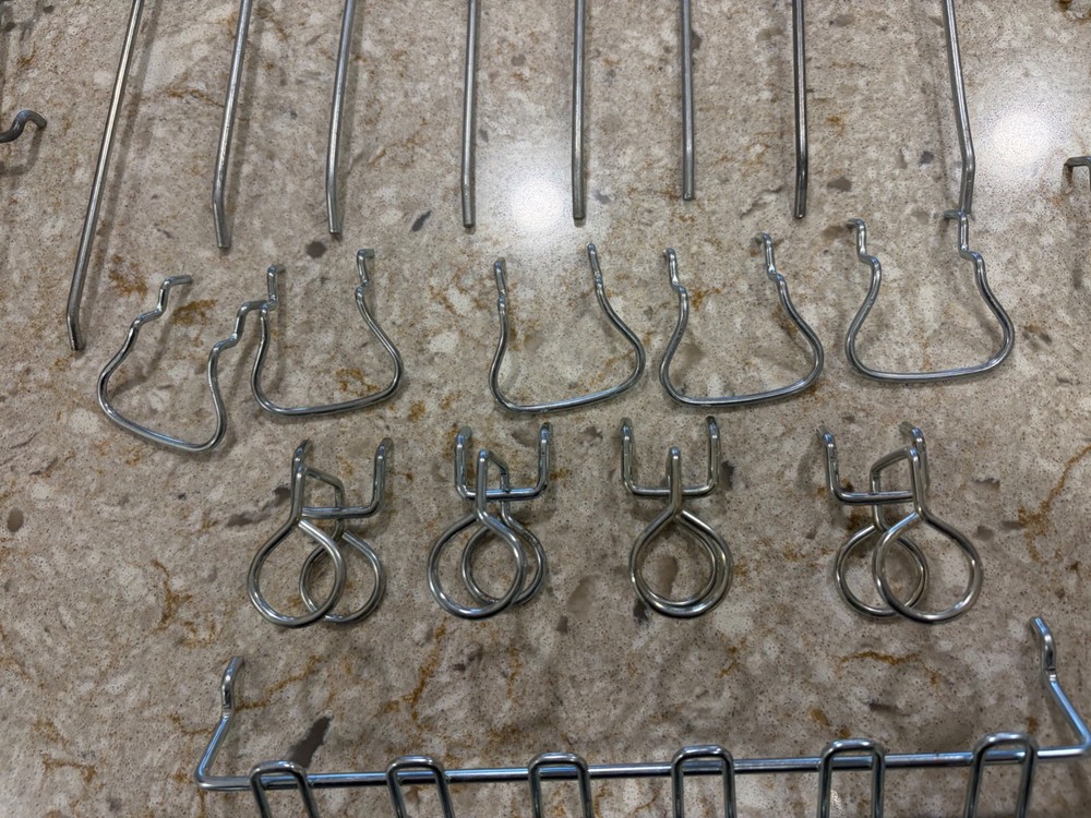 Pegboard Accessories for Organizing Tools in Workshop, Garage