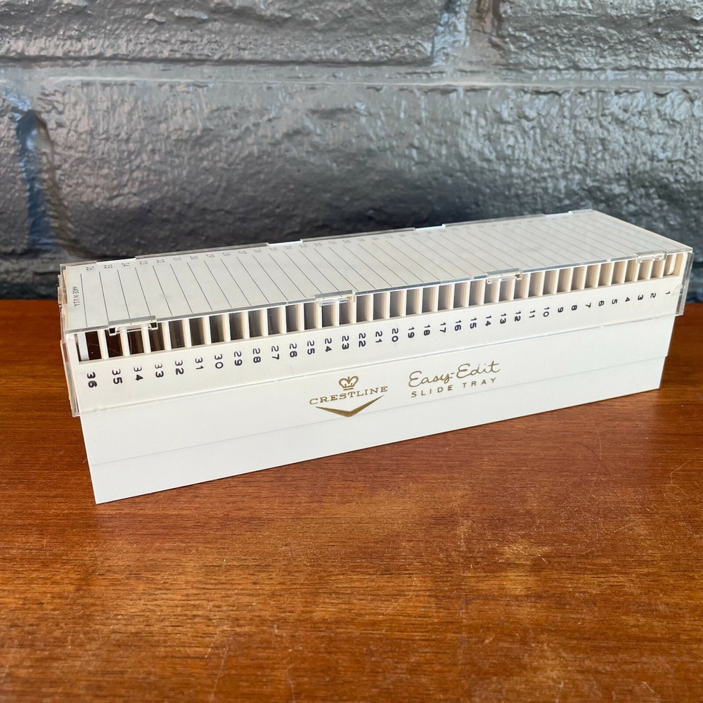 Swayer Tray-Master Slide File with 9 Empty Easy Edit Slide Trays