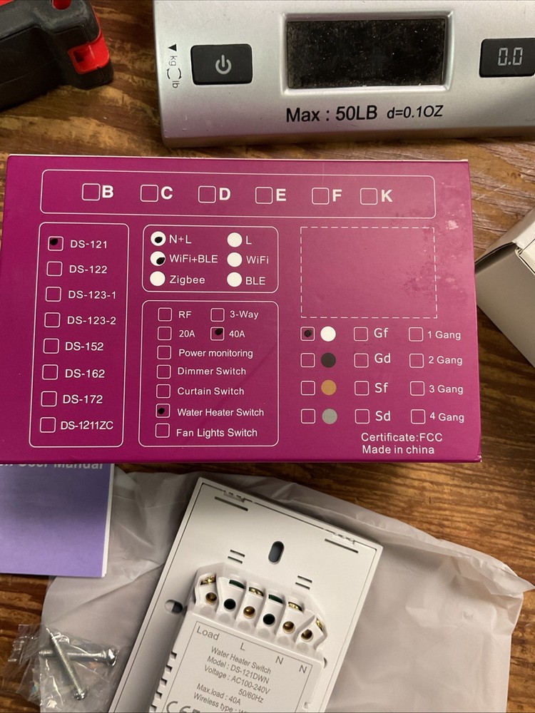 40 Amp Smart Switch For Water Heater