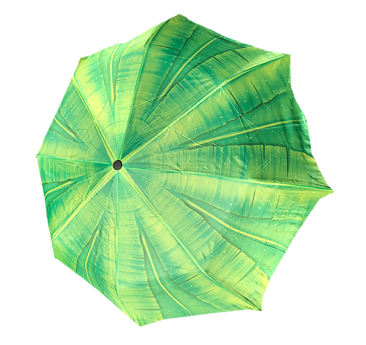 Palm Tree Compact Auto Open Umbrella 42"