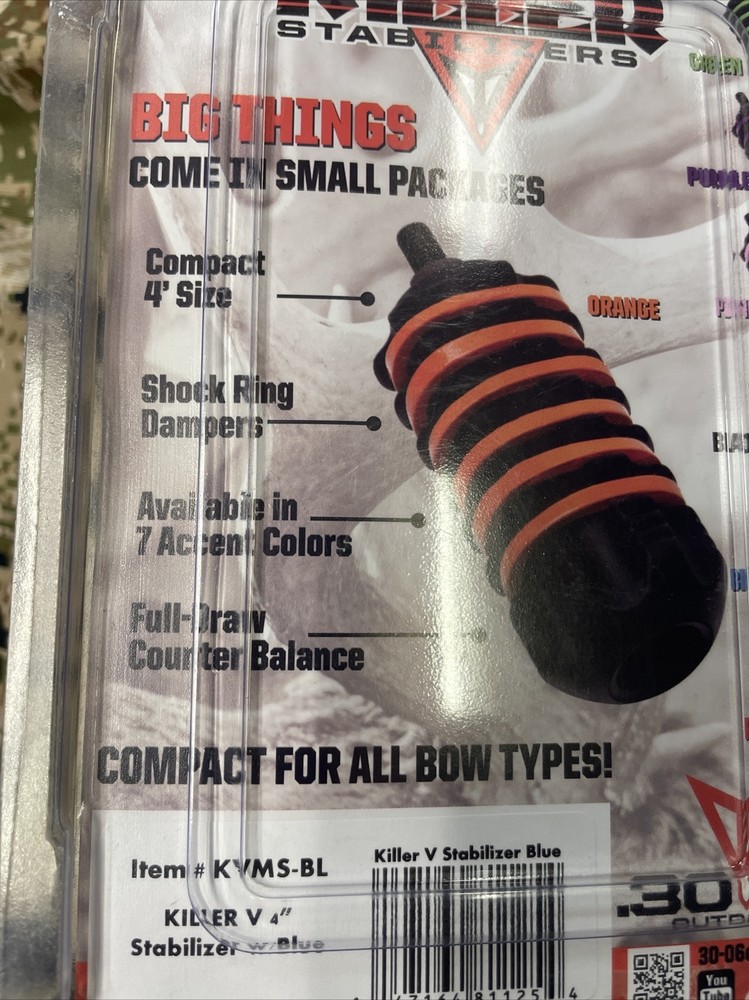 .3006 Outdoors Killer Stabilizers Compact4” Blue