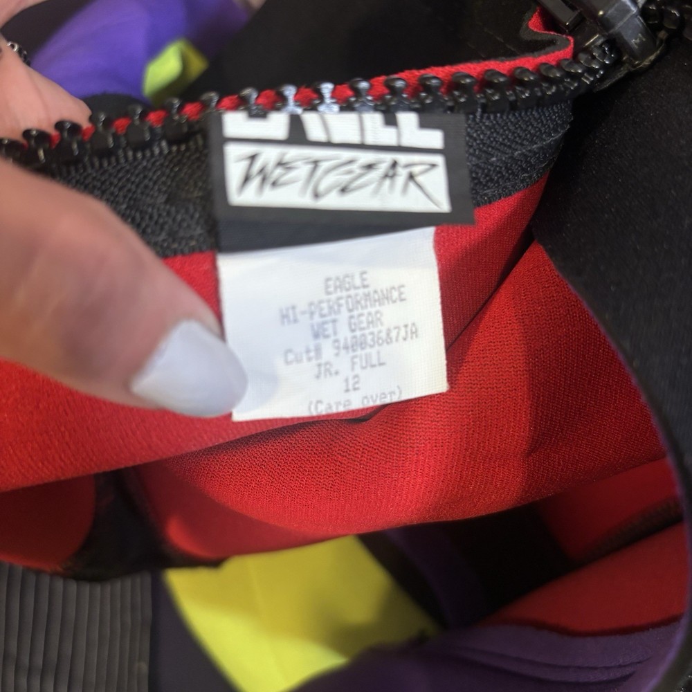 Eagle Wetgear Wetsuit High performance Full length Junior Size 12