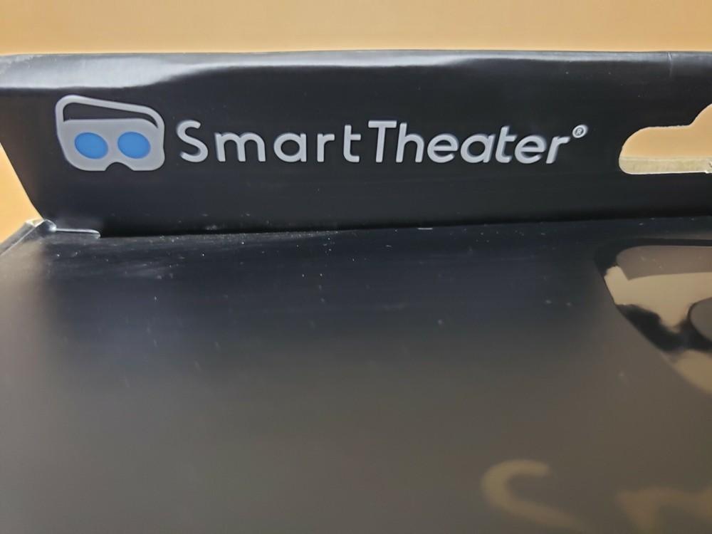 Smart Theater Virtual Reality Headset Black Strap iPhone Android Smartphone New