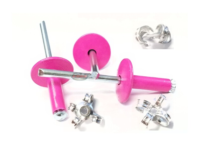 Pink 3/16" Rivet Large Head Exploding Banana Peel Aluminum Pop Rivets 50 pack