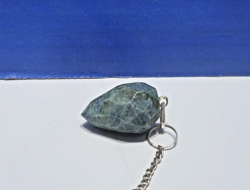 Vintage Ruby in Fuchsite Pendulum for Dowsing