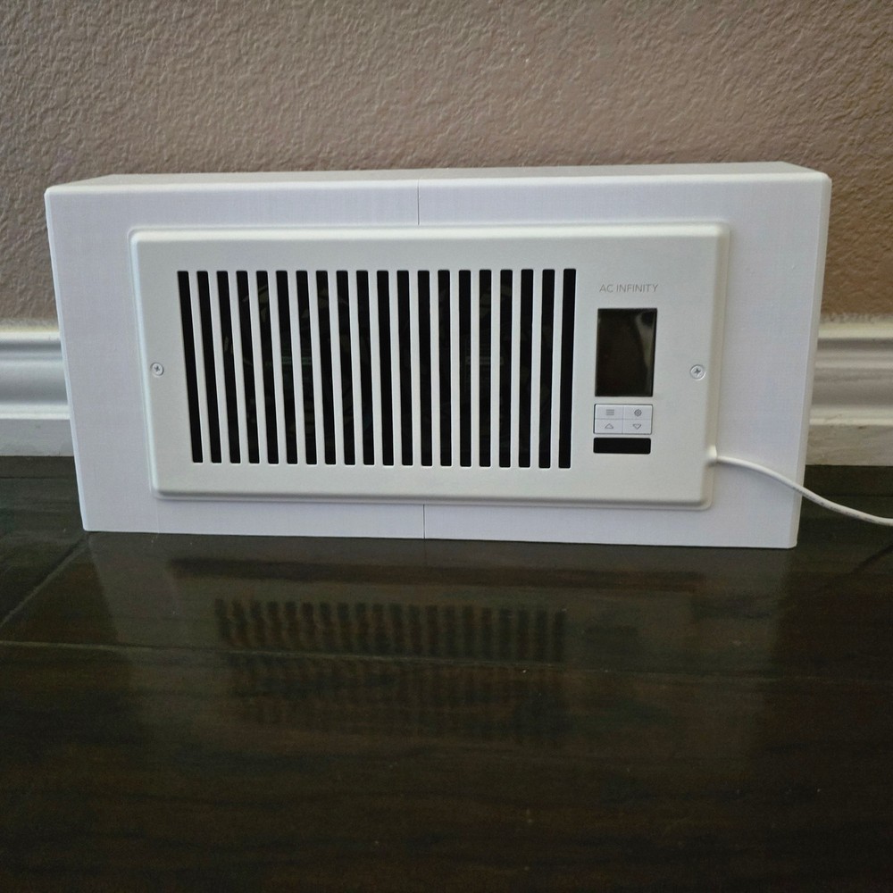 Smart Vent / Booster Fan Adapter for Baseboard Diffusers | Optimize HVAC Airflow