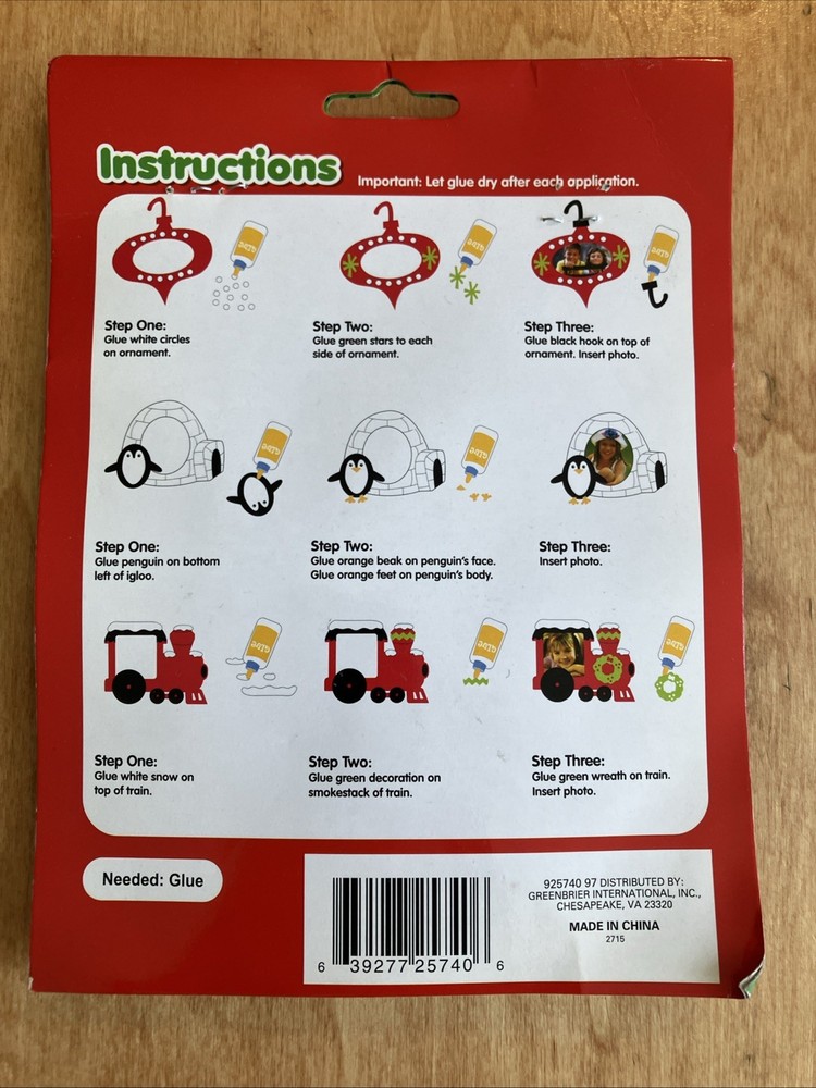 Foam Frames Christmas Craft Kit