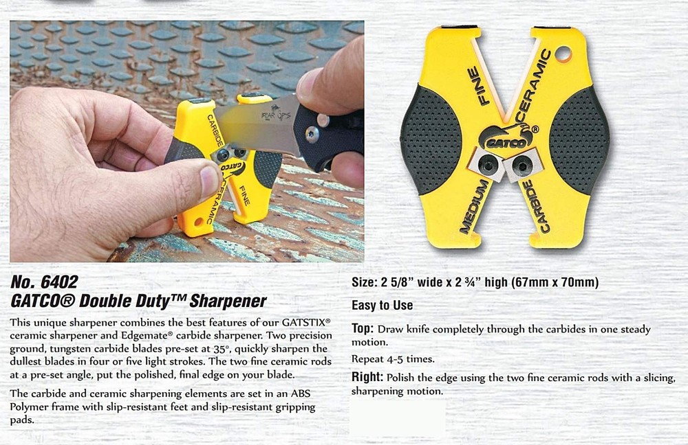 Gatco 6402 Double Duty Sharpener