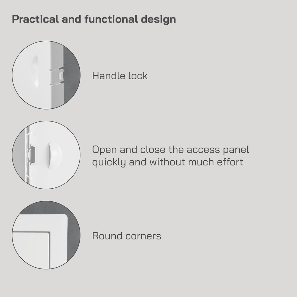 10'' x 12'' Inch Metal Access Panel - Easy Access Doors - Access Panel for Dr...