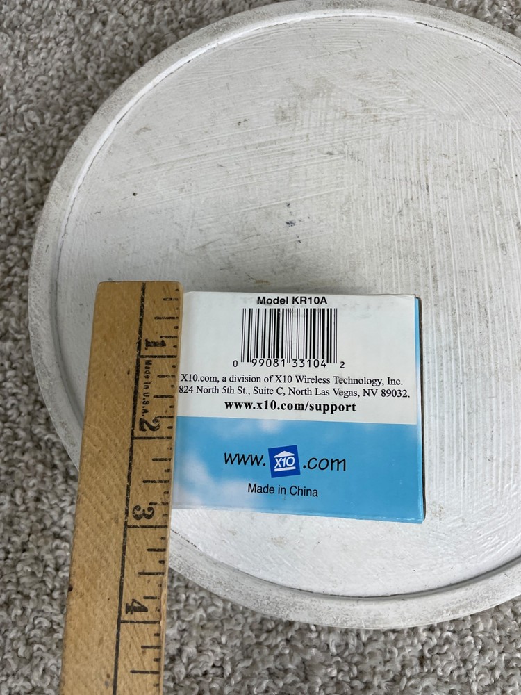 X10 Model KR10A Wireless Technology Security Keyfob Remote