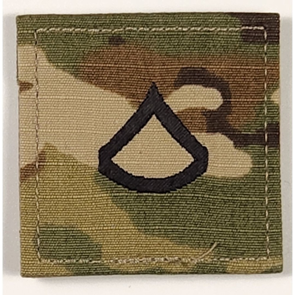 Private First Class (PFC) OCP Rank Patch U.S. Army Combat Uniform (ACU) Hook