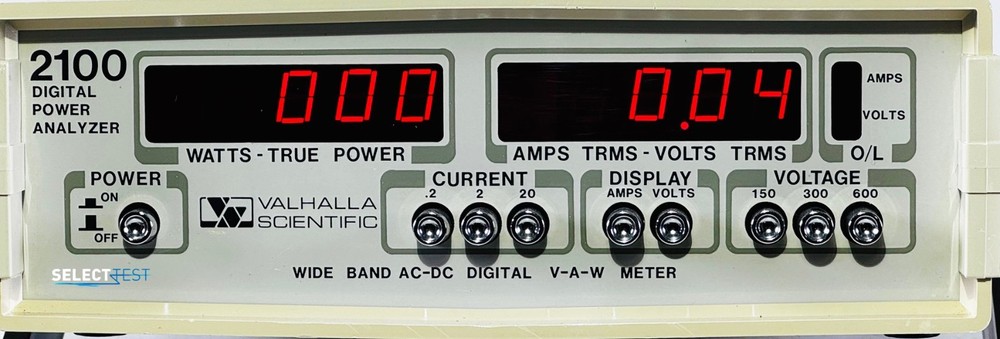 VALHALLA 2100 AC/DC WIDEBAND DIGITAL POWER ANALYZER ****LOOK**** (REF.: 649P)