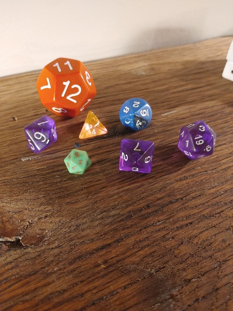 Vintage dungeons and dragons Polyhedral Dice