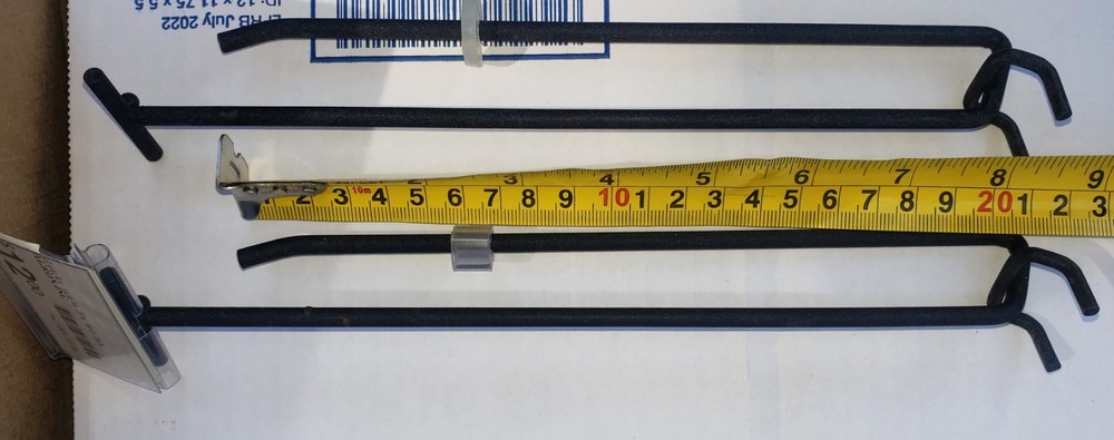 8" Retail Display Peg Hook 100 Pieces