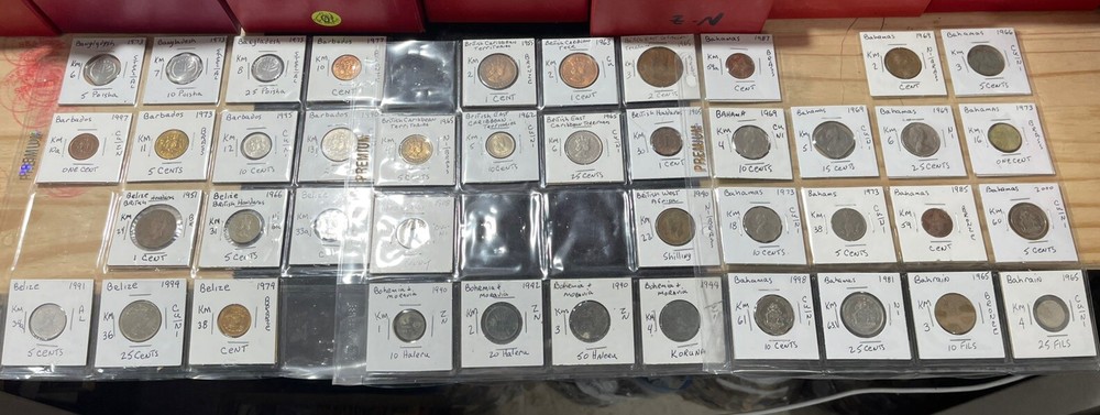 Assorted World Foreign Coins Lot