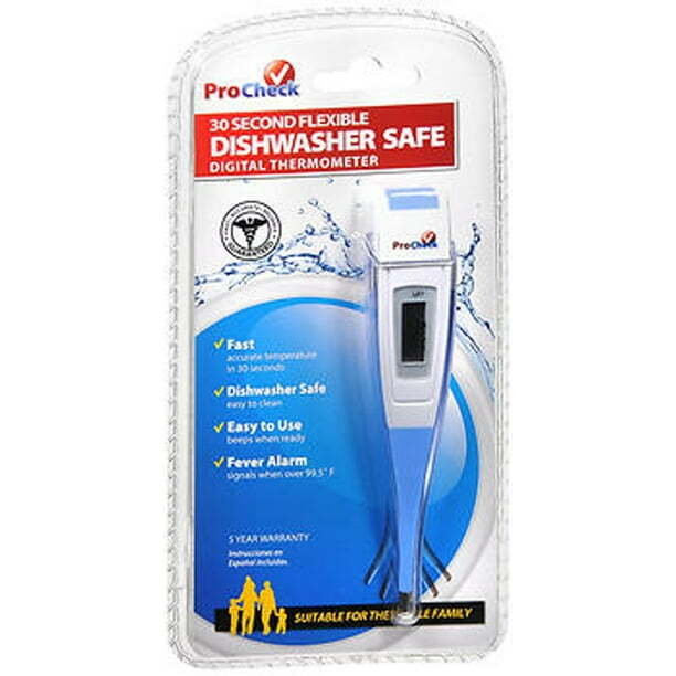 ProCheck 30 Second Flexible Dishwasher Safe Digital Thermometer