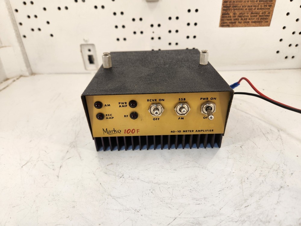 Marko 100F Linear Amplifier 40-10 meter Vintage, Nice Condition, UNTESTED