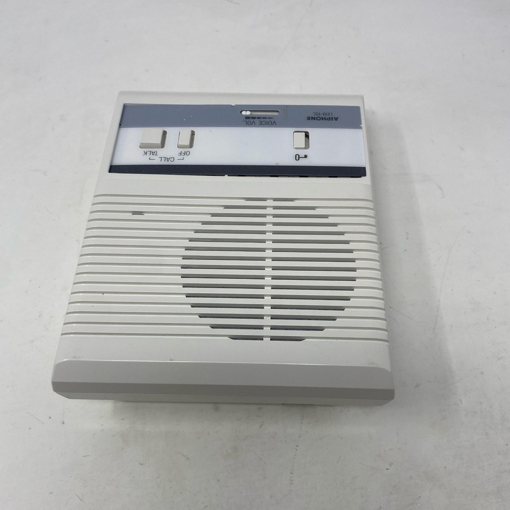Aiphone LEM-1DL White Single-Call Master Intercom w/ Door Release