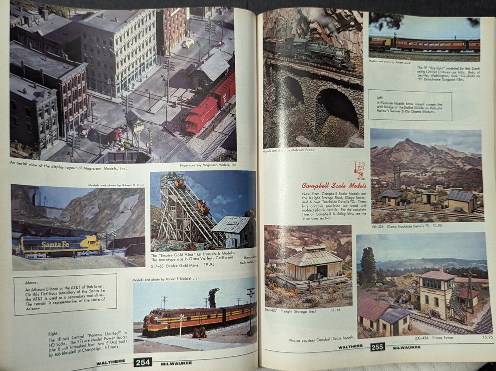 ***VINTAGE 1981 WALTHER'S HO SCALE MODEL TRAIN CATALOG & REFERENCE MANUAL***