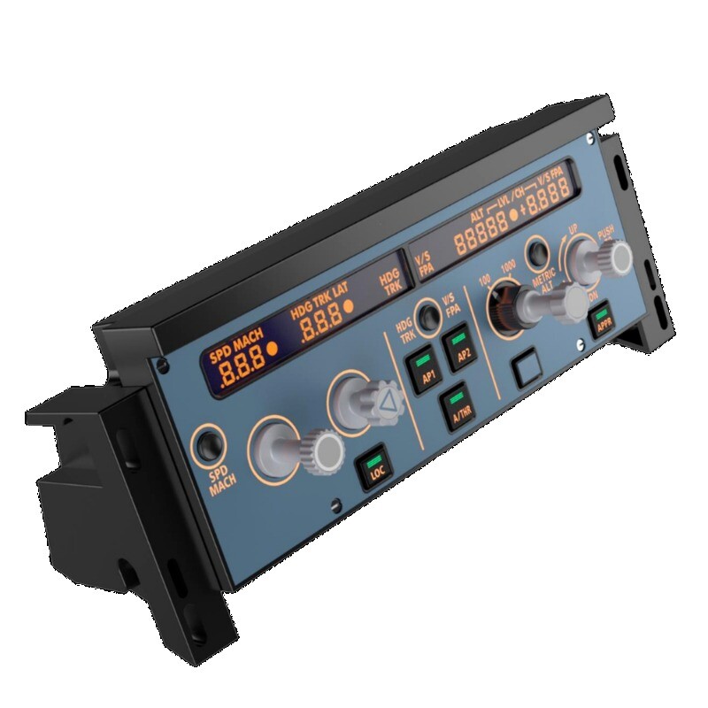 A320 FCU Flight Control Unit Panel X-Plane MSFS2020 Game Simulator 2 Model SET