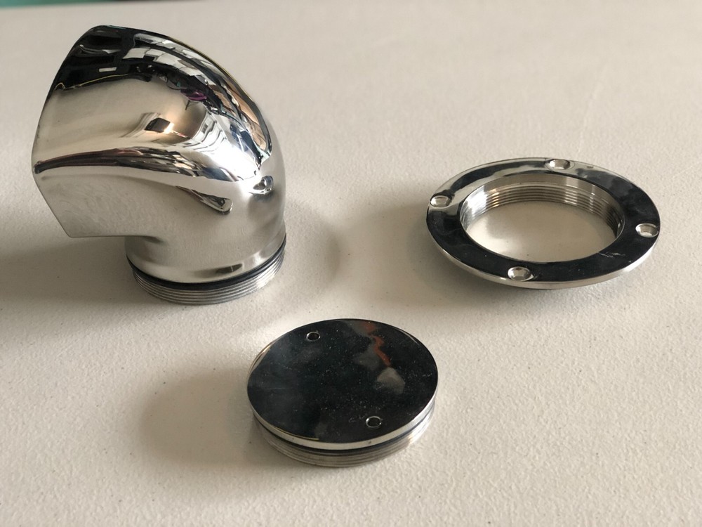 (1) 3" Low Profile Dorade Cowl Vent with Deck Plate Set