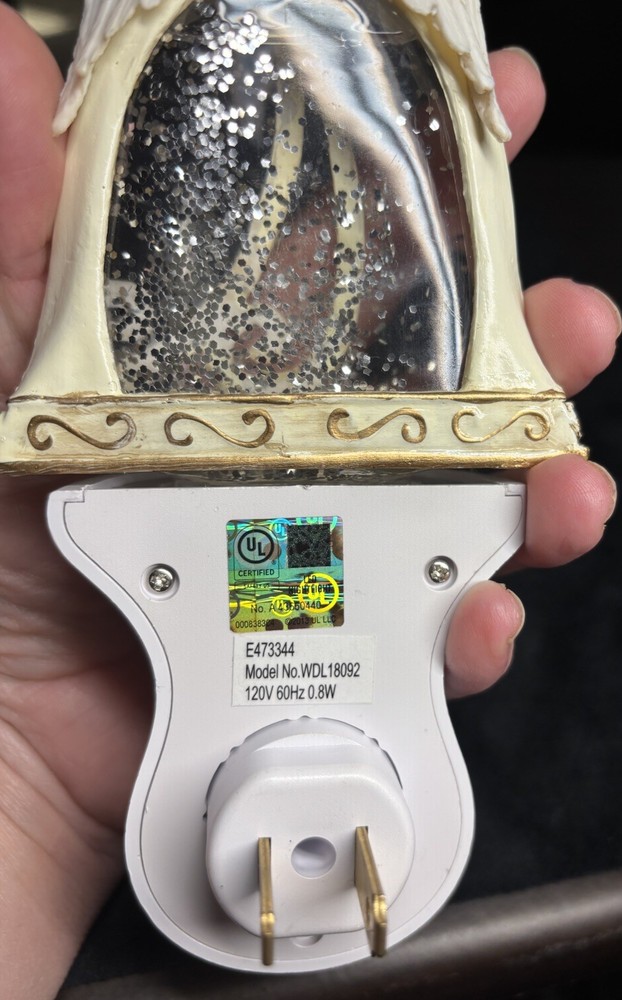 Night Light Angel Plug In Swirly