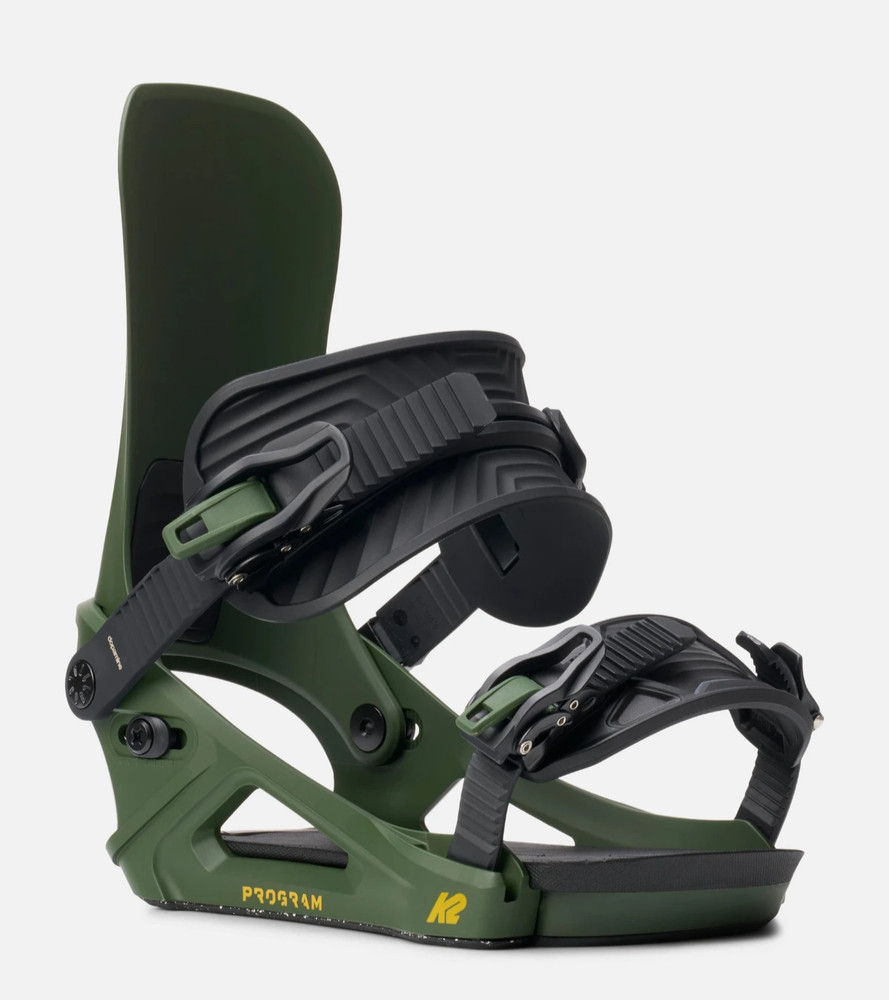 2026 NIB Mens K2 Program Snowboard Bindings $390 M dopamine green