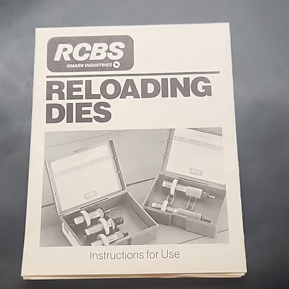 RCBS Reloading Dies 3-Die Set .45 Auto