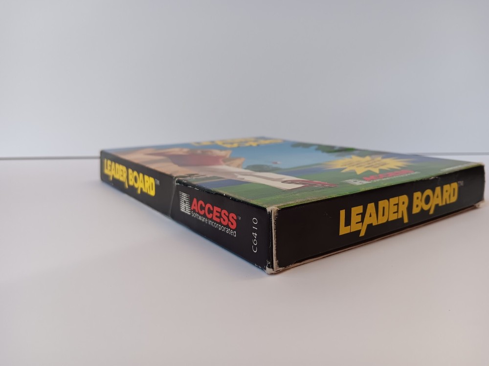 Commodore 64/128 Leader Board Golf Simulator 2 Disks W/Key Software Tested/Works