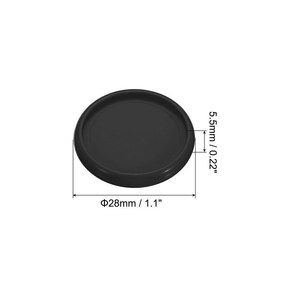 28mm Book Binding Discs 33pcs Discbound Expansion Discs Round, Black