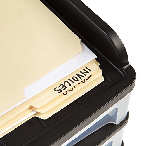 DDS-M3 Medium Desktop Drawer System, Black