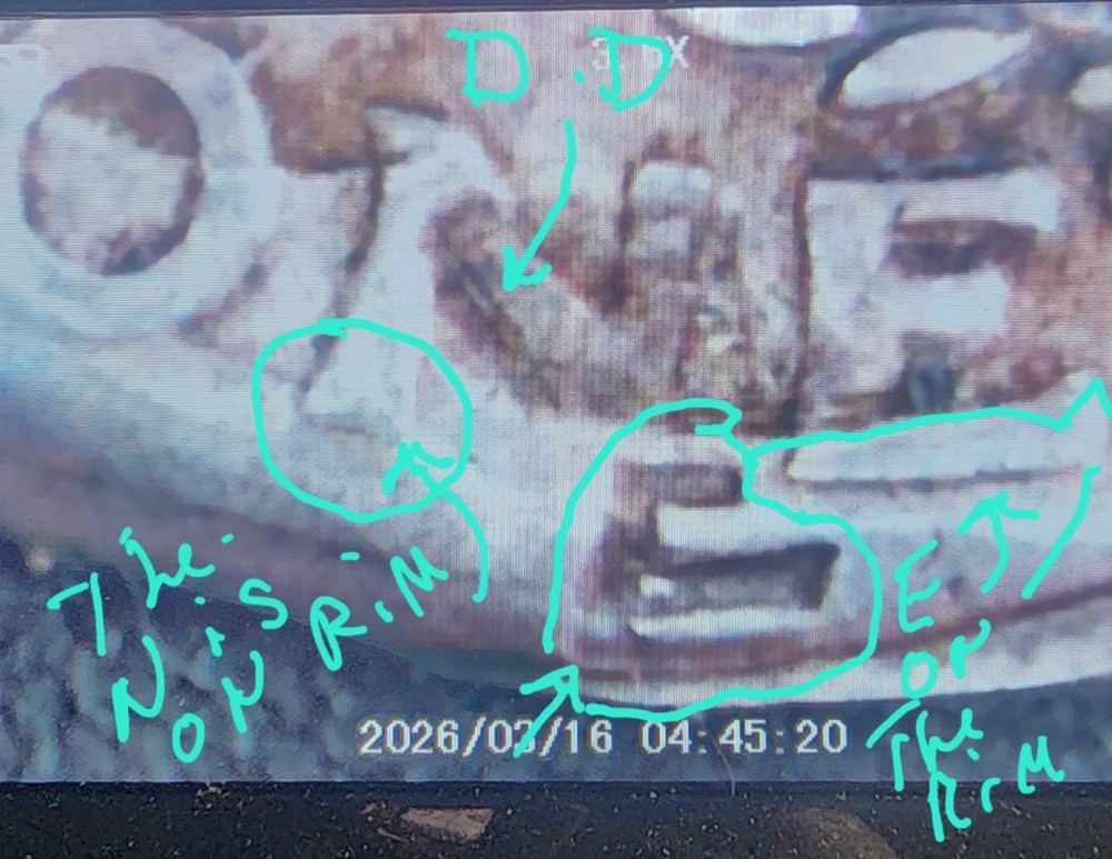 1941 ERROR MERCURY SILVER DIME 10C MULTIPLE DOUBLED STIKES & DOUBLED DIES