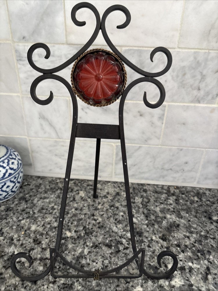 metal foldable book/ Plate stand easel 12 “ Table Top