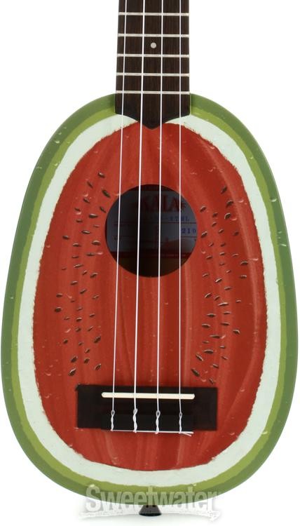 Kala Novelty Pineapple Soprano Ukulele - Watermelon